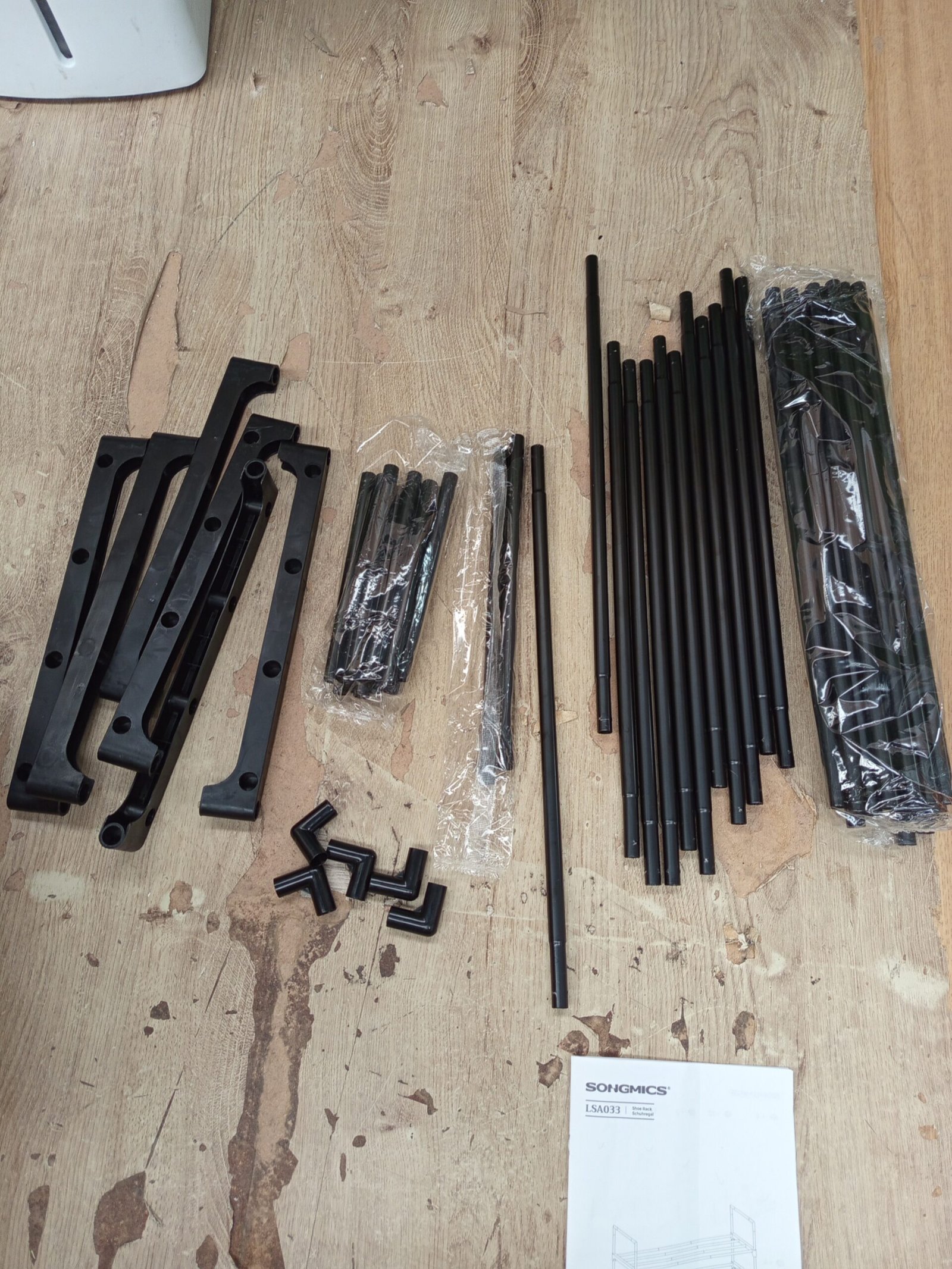 SONGMICS Zapatero de 3 Niveles LSA033B01 - Imagen 3