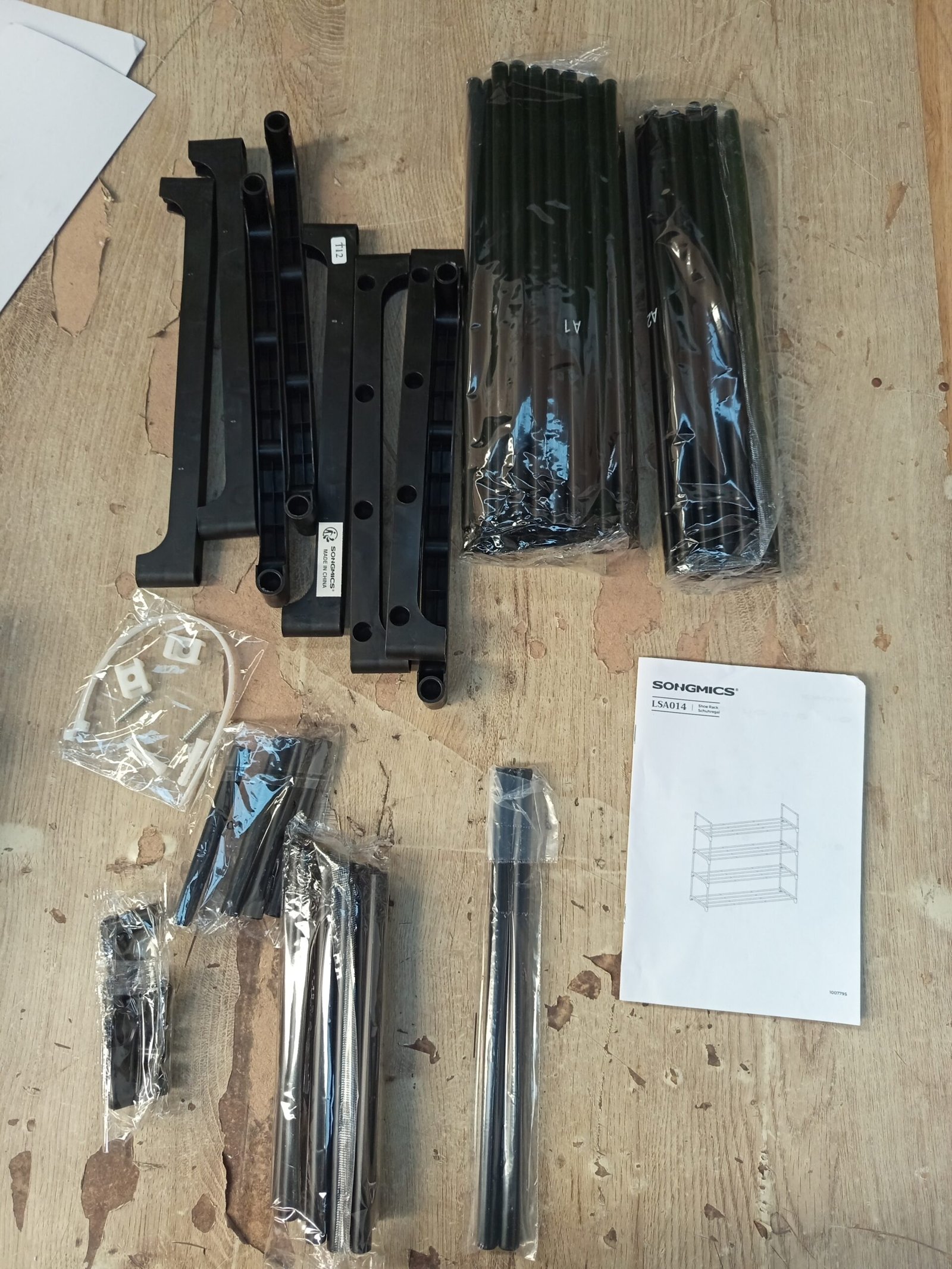 SONGMICS Zapatero de 4 Niveles LSA14BKV2 - Imagen 3