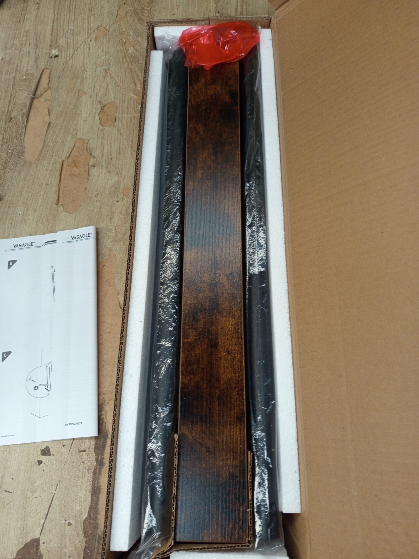 VASAGLE Estantería de Escalera Inclinada LLS011B01 - Imagen 3