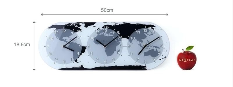 Reloj NexTime 3 zonas horarias - Imagen 3