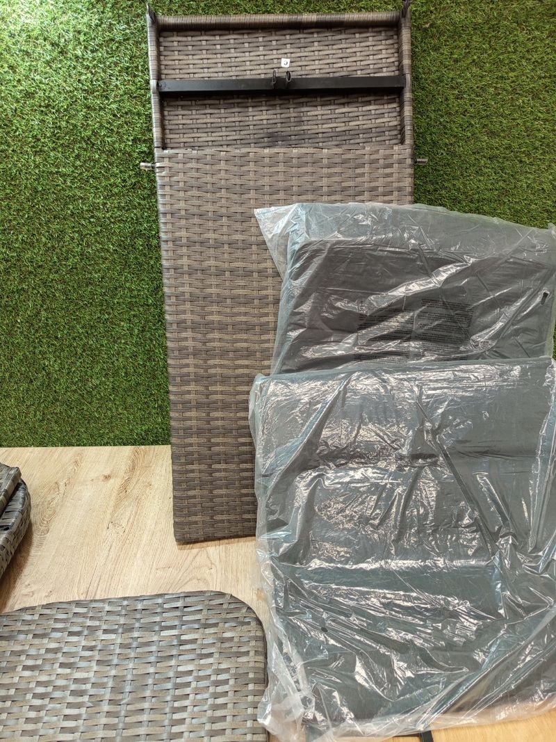 Sillón reclinable de jardín - vidaXL. - Imagen 3