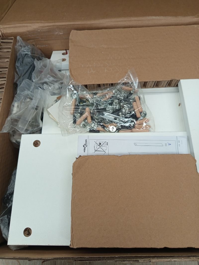 vidaXL Gabinete Esquinero Negro. - Imagen 3