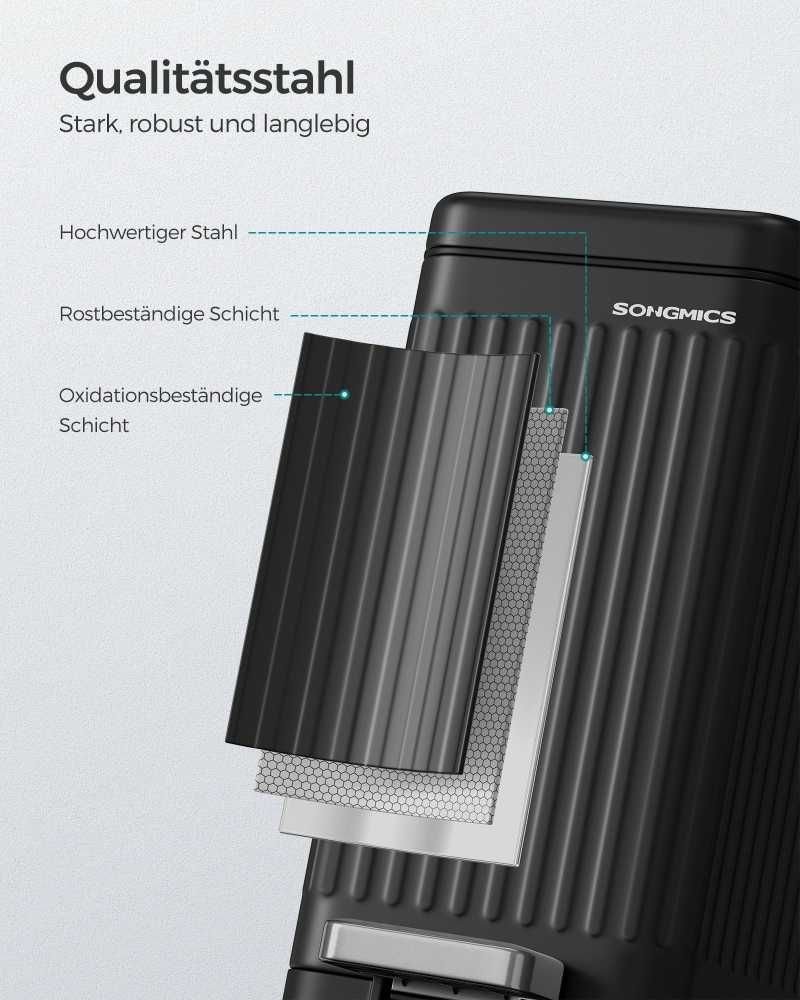 Papelera Songmics - Baño LTB562B01. - Imagen 3