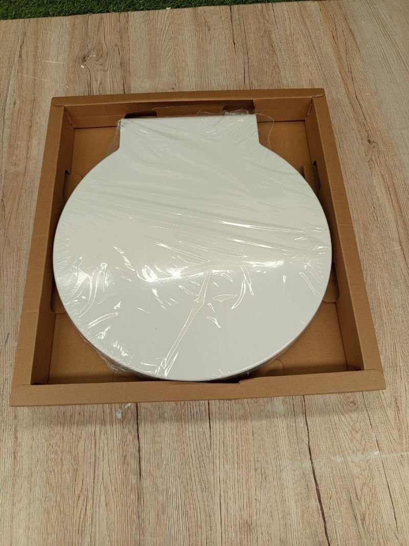 Grünblatt - Asiento inodoro blanco de plástico. - Imagen 3