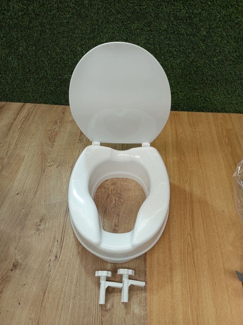 Asiento elevador inodoro blanco - Mobiclinic - Imagen 3