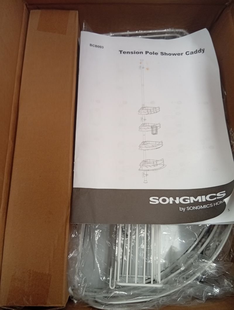 Estantería ducha 4 niveles - BCB003W01 - SONGMICS - Imagen 3