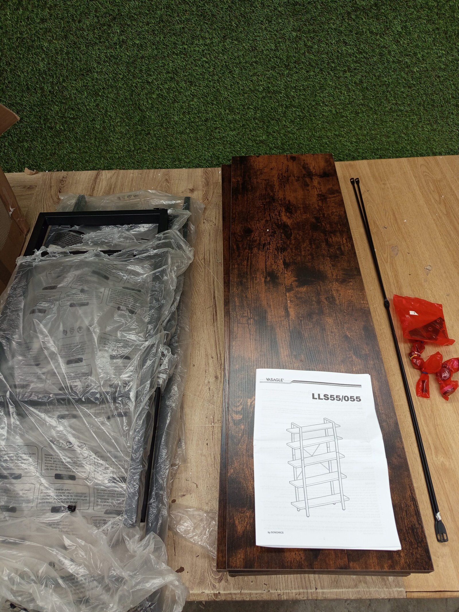 Estantería Industrial, Librería Estable de 5 Capas - Imagen 3