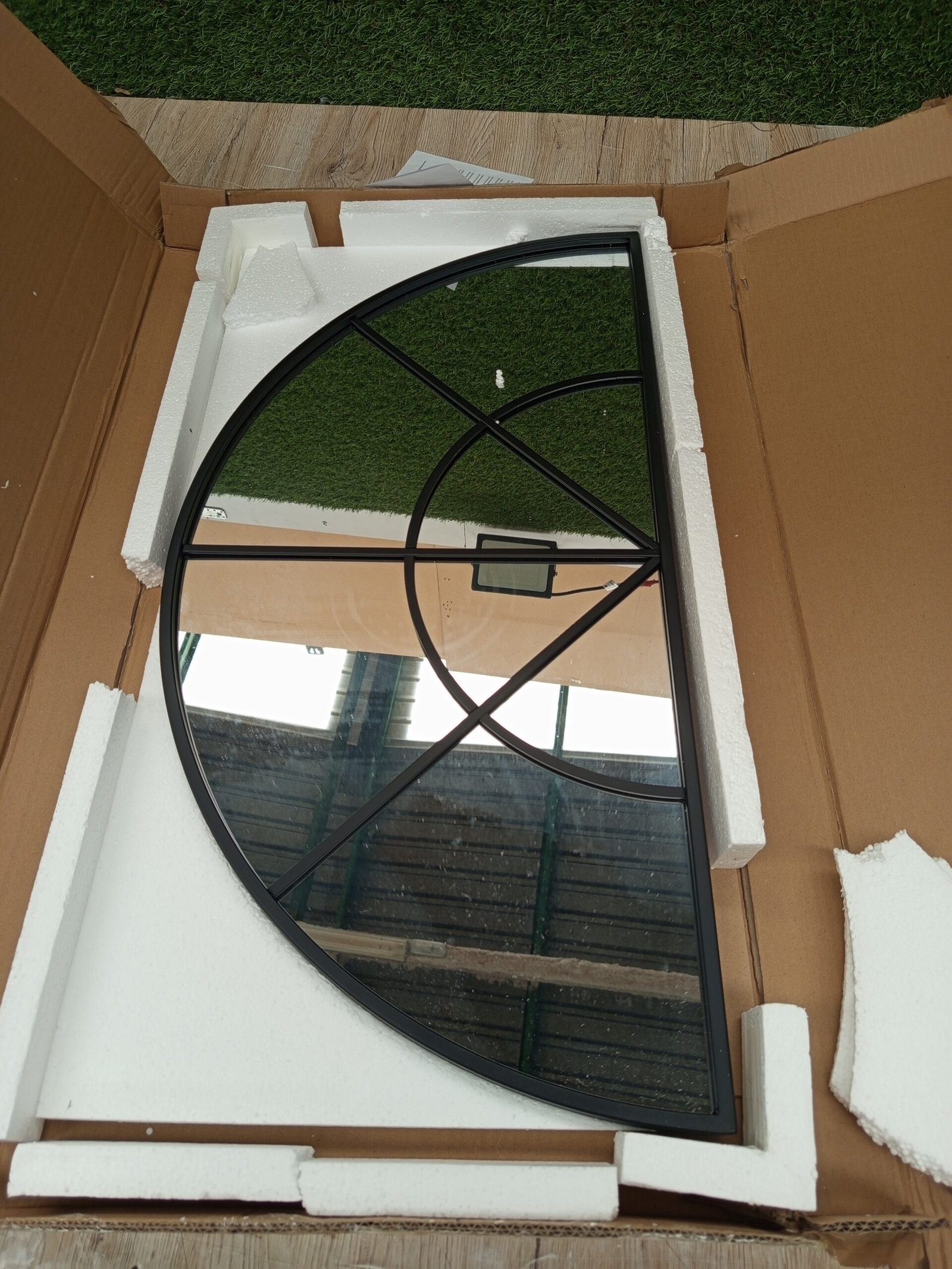 Espejo de pared semicircular - Imagen 4