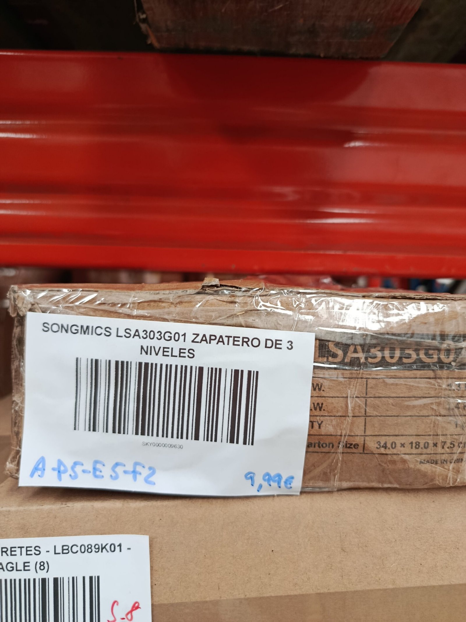 SONGMICS Zapatero de 3 Niveles - Imagen 4