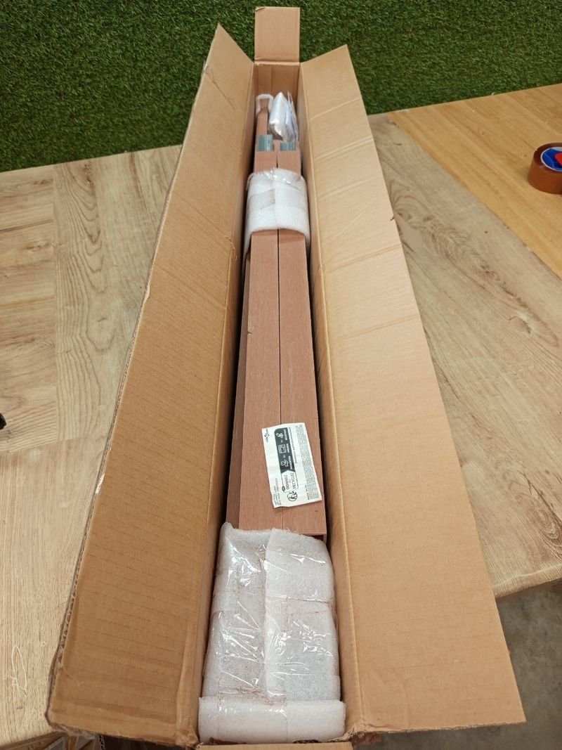 vidaXL - Valla de estacas de jardín de 200x100cm - Imagen 4