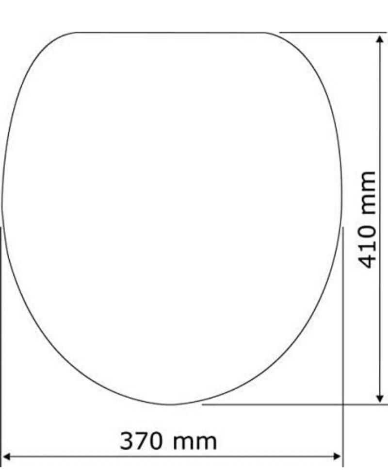 Wenko Tapa de WC Prima Negro - Imagen 4