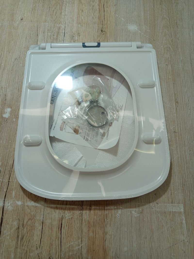 Asiento inodoro blanco - 40x36cm - Imagen 4