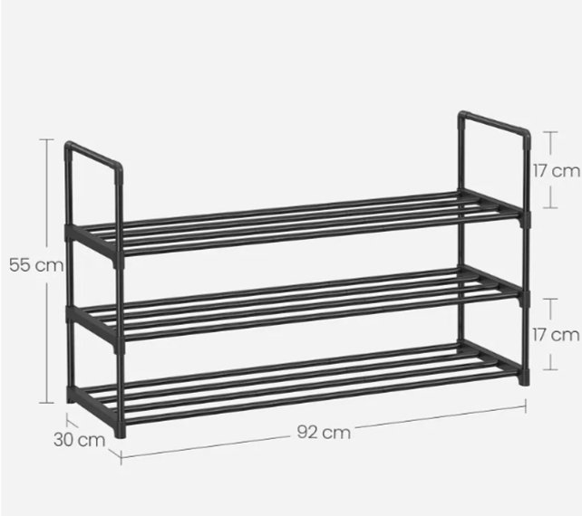 SONGMICS Zapatero de 3 Niveles - Imagen 2