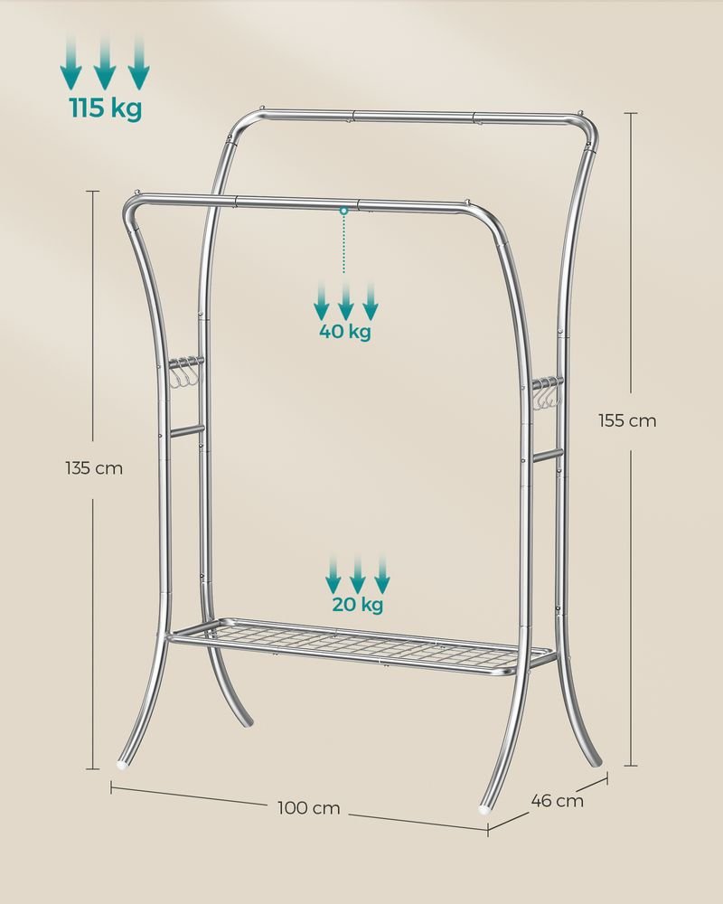 Burro de Ropa - HSR109E01 - SONGMICS - Imagen 2