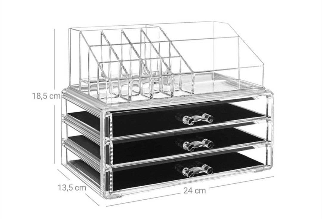 SONGMICS Organizador de Maquillaje - Imagen 2