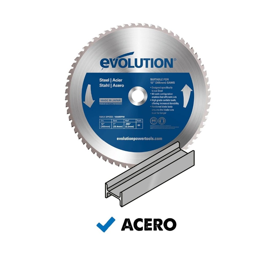 Hoja de sierra de 305mm EVOLUCIÓN - Imagen 2
