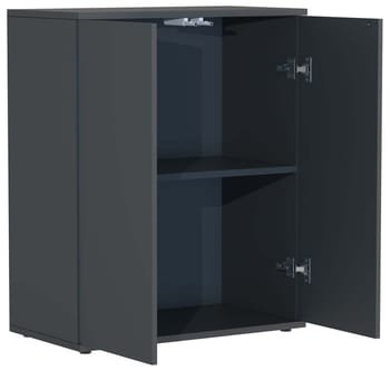 Pecho de cajones y aparadores Dalosa Antracita AL. 73 x AN. 60 x P. 32 cm - Imagen 2