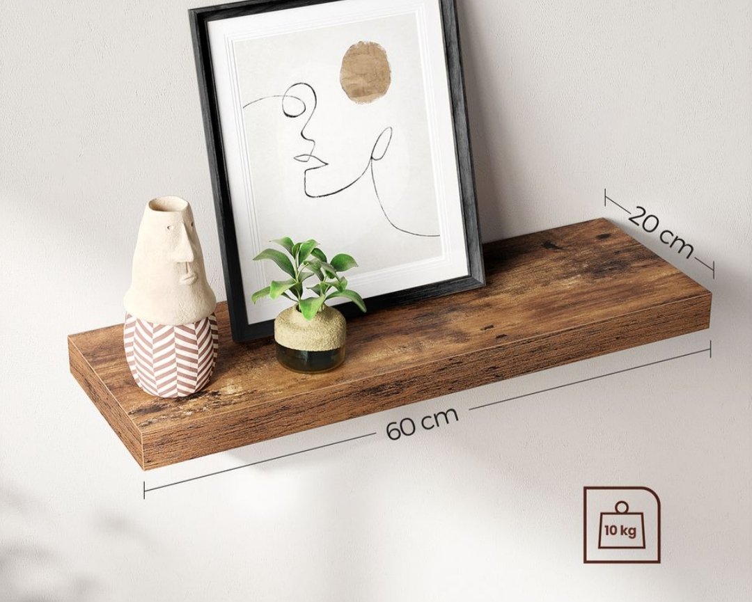 VASAGLE Estante Flotante LWS26BX - Imagen 2