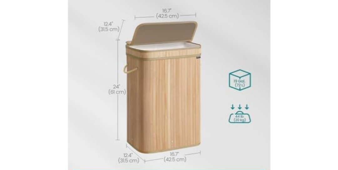 Cesto para ropa sucia SONGMICS LCB061N01 - Imagen 2