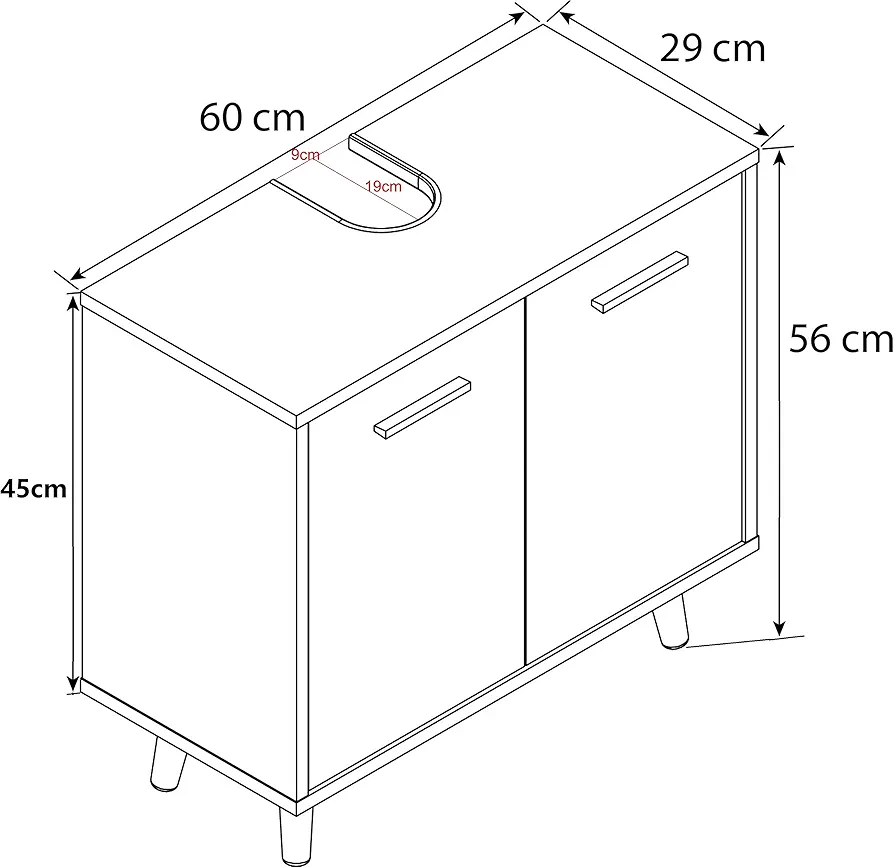 Mueble de lavabo - 917521 - VCM. - Imagen 2