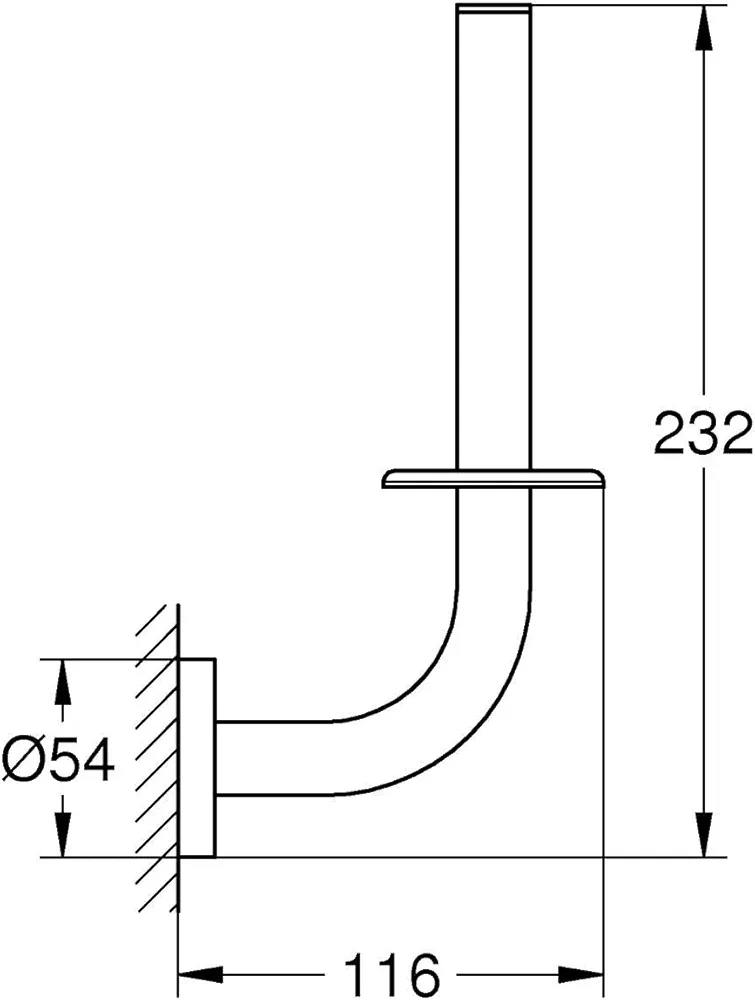 Portarrollos de Barra - 41186000 - Grohe Start - Imagen 2