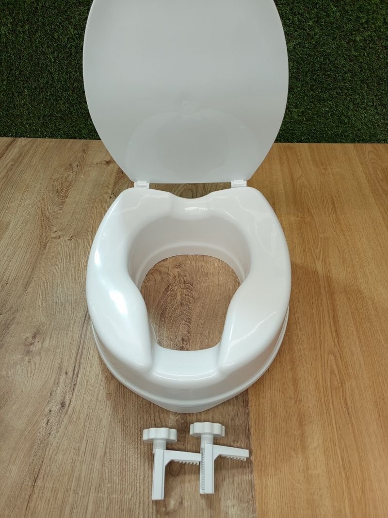 Asiento elevador inodoro blanco - Mobiclinic - Imagen 2