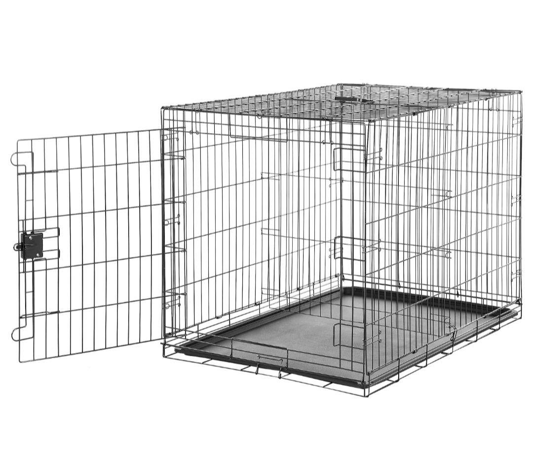 Jaula para Perro - 107 x 71 x 76 cm - Amazon Basics - Imagen 2