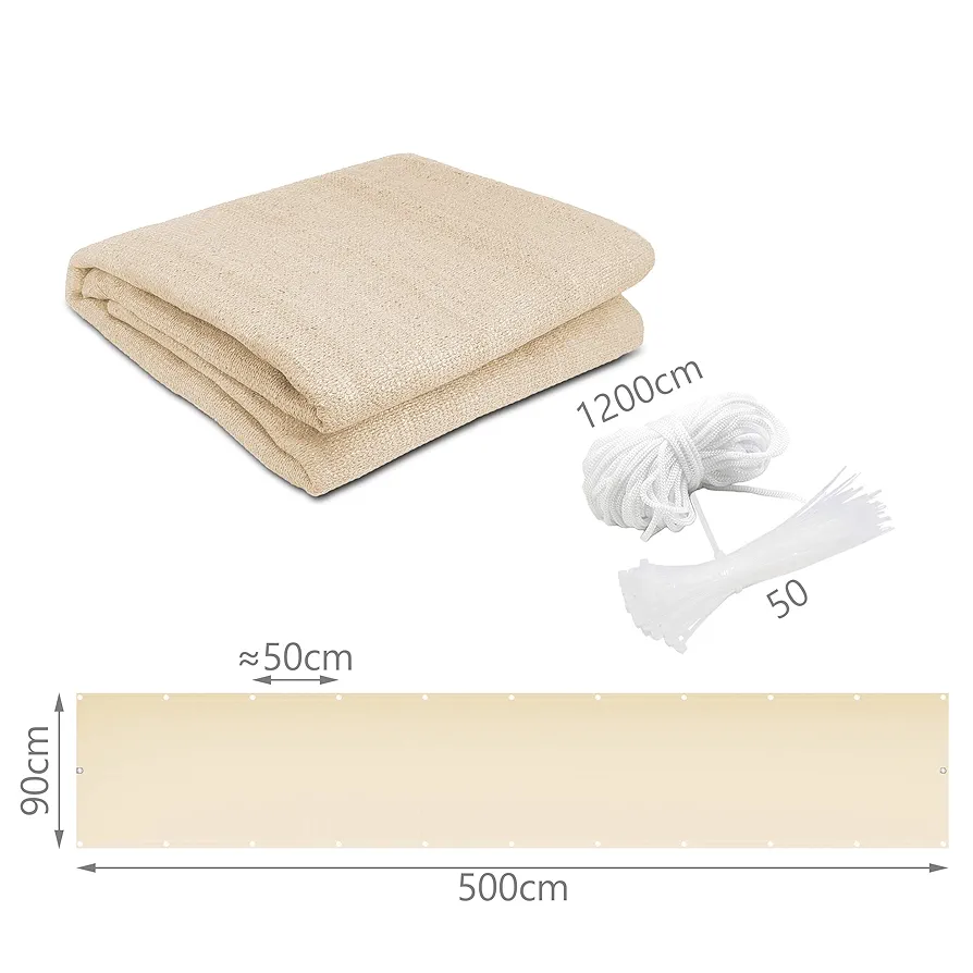 Pantalla protección - 500x90cm - VOUNOT - Imagen 2