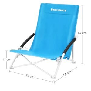 Silla de Playa portátil con Respaldo