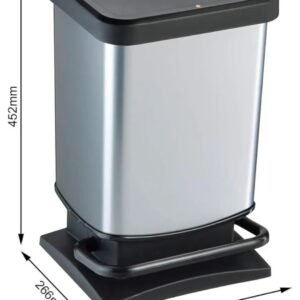 Cubo de metal con pedal