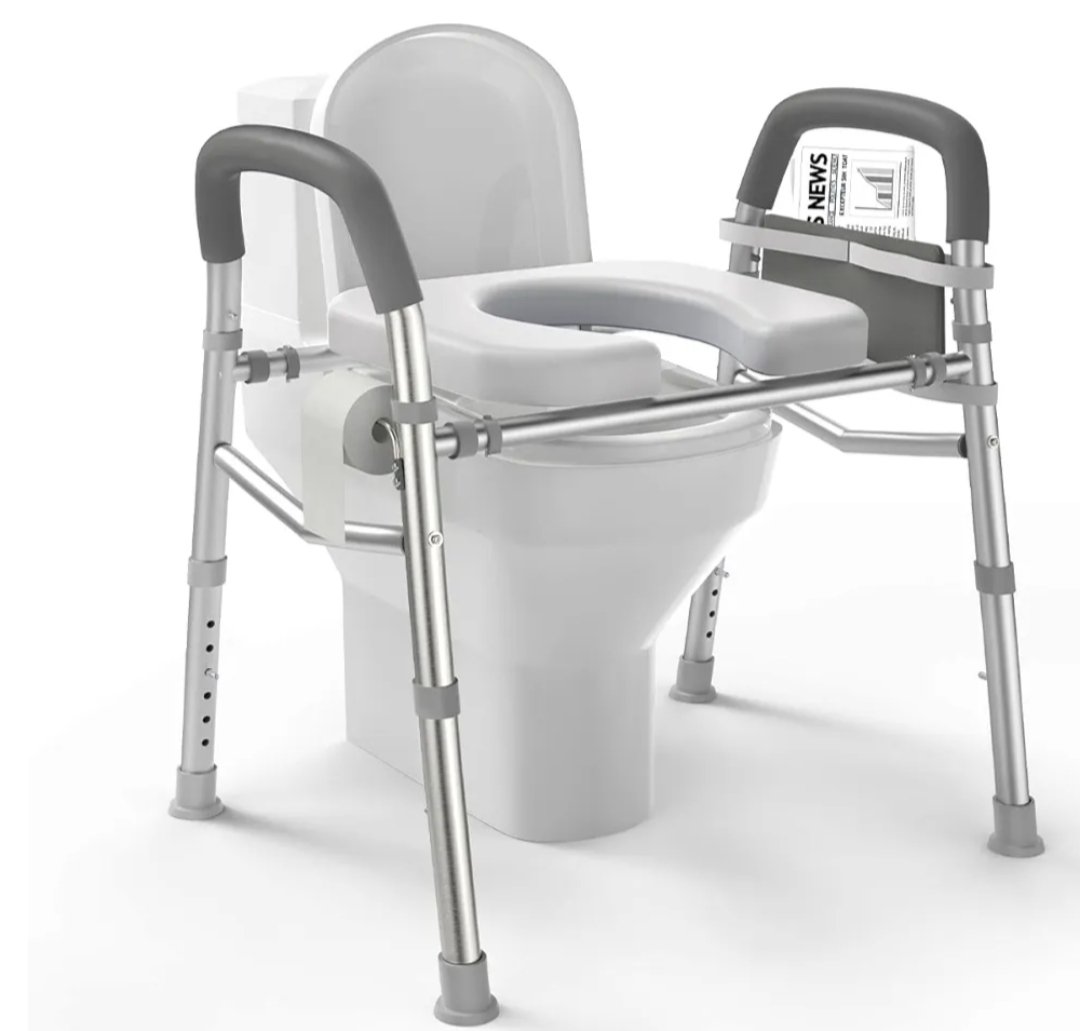 Asiento de inodoro elevado