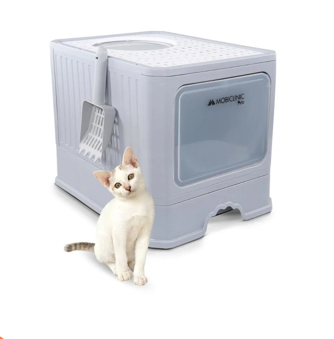 Arenero gatos cubierto