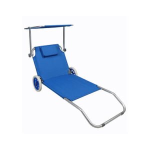 Tumbona plegable azul - 917021 - VCM
