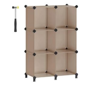 Organizador modular de 6 cubos