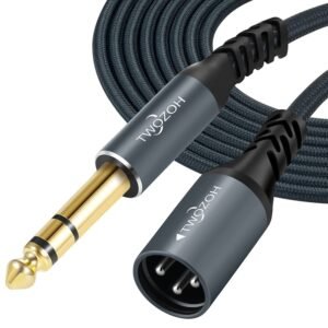 Cable de audio - Jack de 6,35 mm 2m - XLR