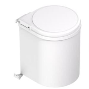 Cubo de basura redondo y giratorio