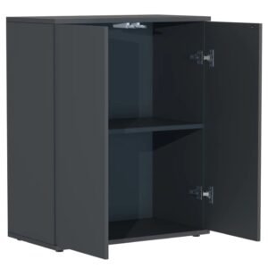 Cómoda de madera Dalosa con 2 puertas