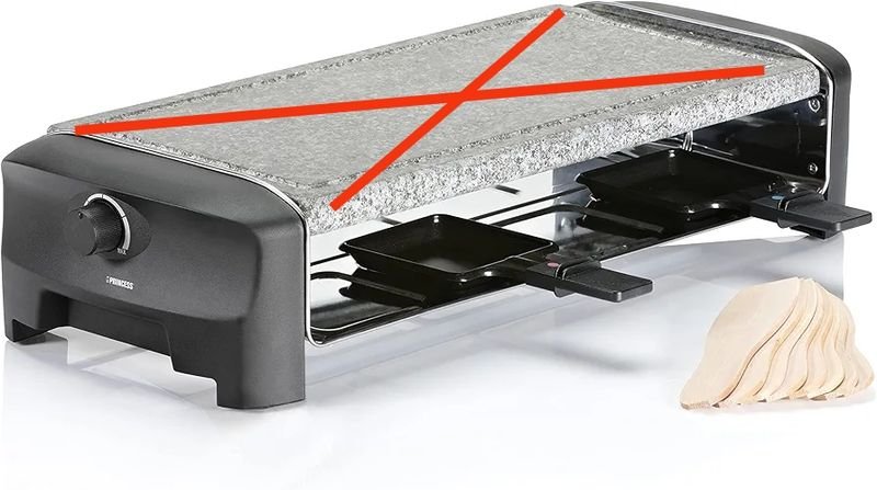 Parrilla Raclette 8 personas - 162830 - Princess