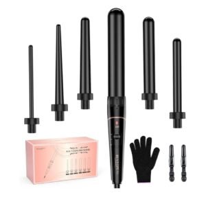 Juego de rizadores con diferentes accesorios