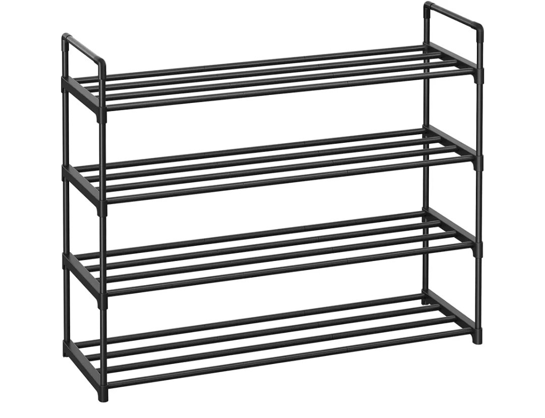 SONGMICS Zapatero de 4 Niveles LSA14BKV2