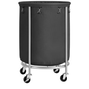 SONGMICS Cesto de Ropa Sucia con Ruedas RLS001B01