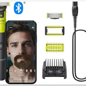 Philips OneBlade 360 con Bluetooth, Recortadora para Barba y Cuerpo, QP4631/30