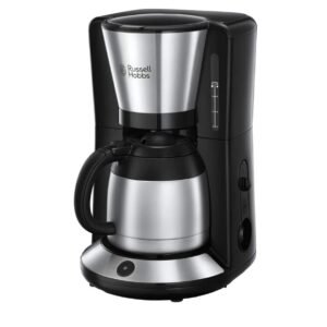 Russell Hobbs Textures Plus - Cafetera de goteo (jarra para 8 tazas grandes o 12 tazas