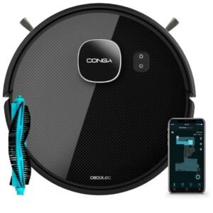 Cecotec Robot Aspirador y Friegasuelos Conga Eternal MAX Vital. 3000 Pa