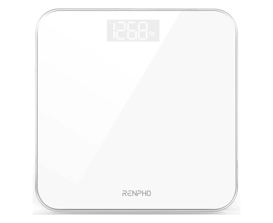 Báscula De Baño Digital RENPHO, Báscula De Peso Corporal De Alta Precisión Con Pantalla Iluminada