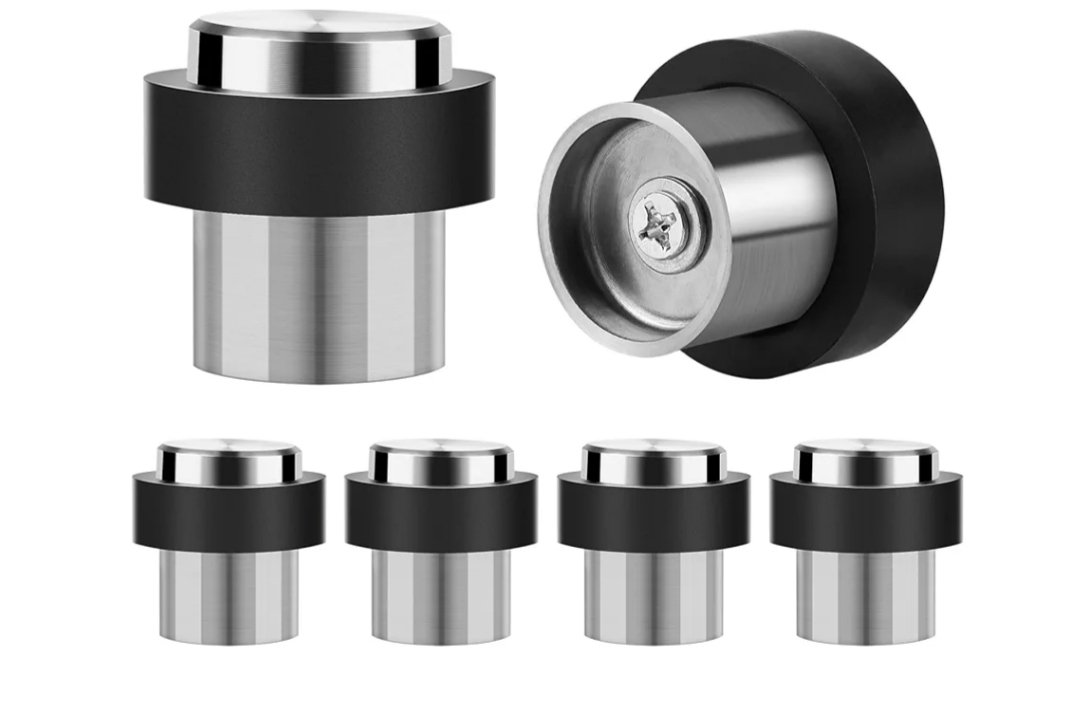 6 Piezas Tope de Puerta para Suelo