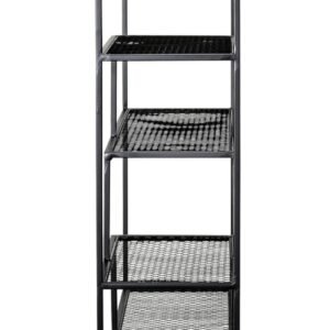 HAKU - Estante de pared negro de metal