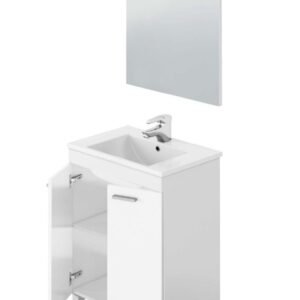 Mueble baño blanco 2 puertas