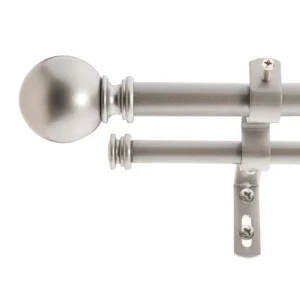 Barra doble cortina - Classic Ball 5/8 - Decopolitan