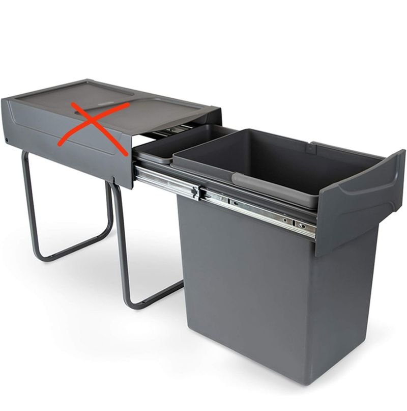 Cubos basura EMUCA bajo fregadero